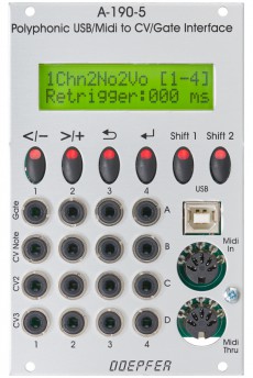 Doepfer A-190-5 Polyphonic USB/Midi-to-CV/Gate Interface