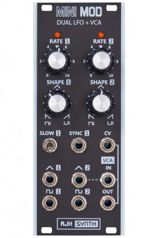 AJH MiniMod Dual LFO + VCA black