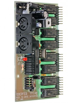 Doepfer MTC64 Main Board MIDI to Contact / Gate