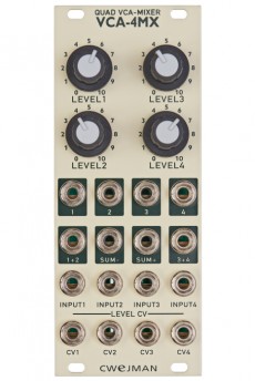 Cwejman VCA-4MX Quad VCA / Mixer