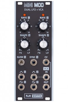 AJH MiniMod Dual LFO + VCA black