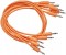 Black Market Modular Patch Cable 5-pack 9 cm orange