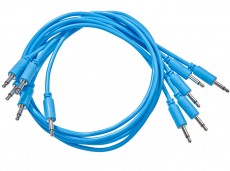 Black Market Modular Patch Cable 5-pack 100 cm blue
