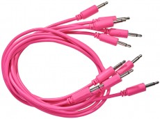 Black Market Modular Patch Cable 5-pack 100 cm pink