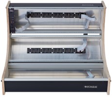 eowave 9U Case angled 3 x 84HP incl. PSU