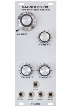 eowave Magnetosphère discrete 24dB Low Pass Filter - silver