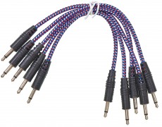 CablePuppy cable 30 cm (5 Pack) blue-white-red
