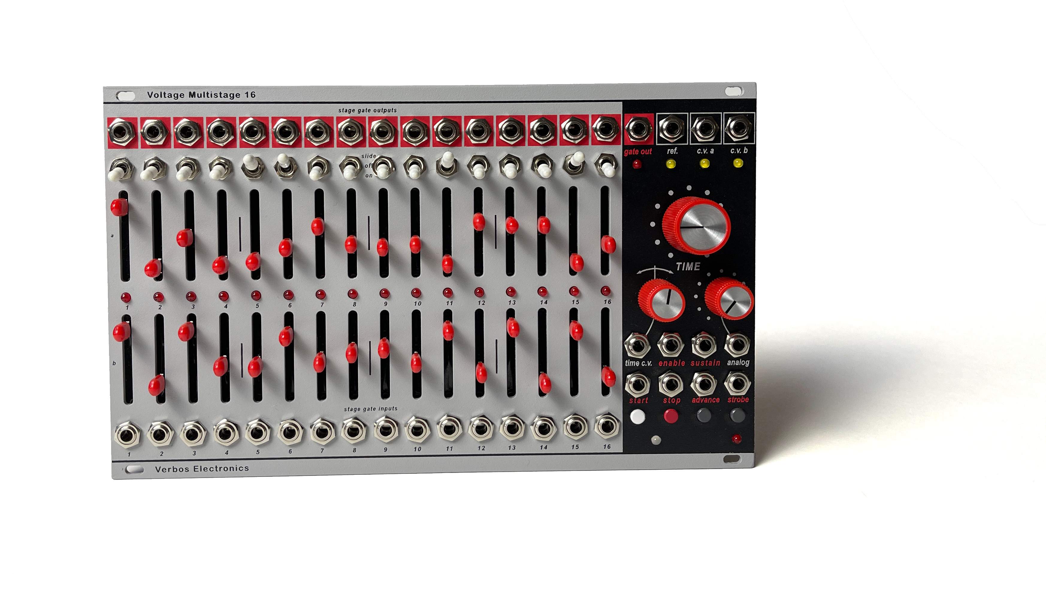 鍵盤楽器 Verbos Electronics Voltage Multistage Verbos Electronics Voltage Multistage— Clockface Modular